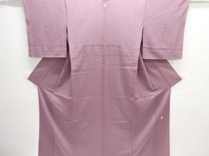 白坂幸蔵　本加賀　絽縮緬地　一つ紋色無地着物